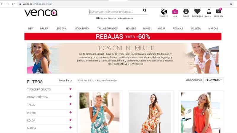 Dónde comprar ropa barata online en España
